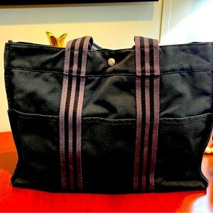 Hermes canvas Tote EUC